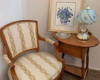 Chair and Side Table