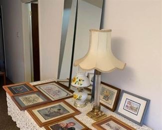 Mirrors, Picture Frames, and Lamps