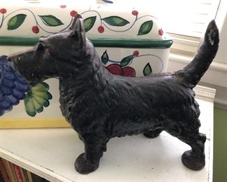 Cast iron door stop