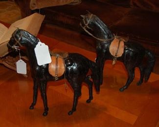 Carved horses