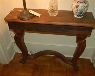 Wood console