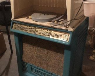 Vintage toy record player 
