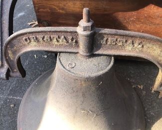 Large cast iron bell 
