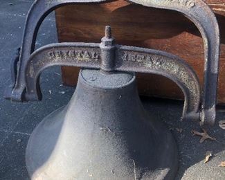 Large cast iron bell 