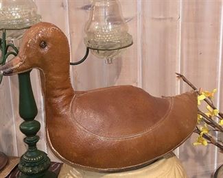Leather duck 