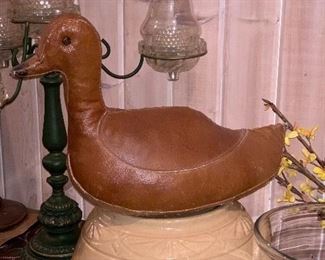 Leather duck