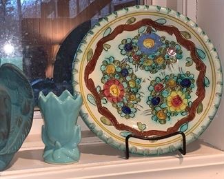 Festive plate made in Italy