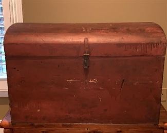 Large Vintage wooden chest