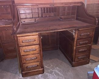 Philadelphia Folding Bed and Desk Co. Roll top desk-rare find