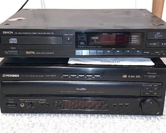 Denon Disc player DCD-700 and Pioneer CD Player CLD-M403 