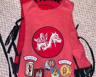 1 of 4 YMCA Princess vest w/patches 