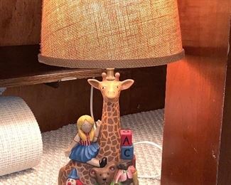 Child's Zoo lamp 