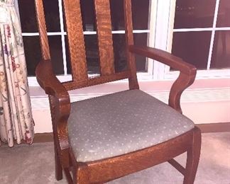 Vintage wood side chair 