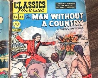 Vintage Classics Illustrated comic books - The Man Without A Country