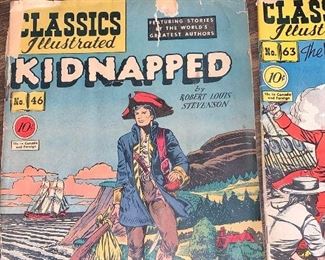 Vintage Classics Illustrated comic books - Kidnapped 