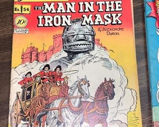Vintage Classics Illustrated comic books - The Man In The Iron Mask 