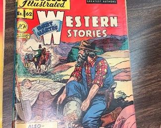 Vintage Classics Illustrated comic books - Western Stories 