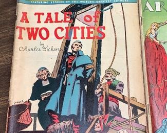 Vintage Classics Illustrated comic books - A Tale of Two Cities 