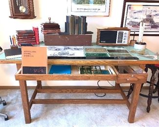 Vintage Hamilton drafting table - made in Two rivers Wisc. 