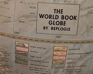 Vintage Worlds Book Globe by Replogle globe 