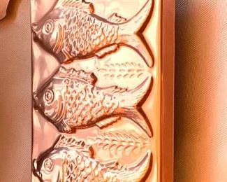 Copper fish mold 