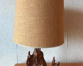cypress knee lamp