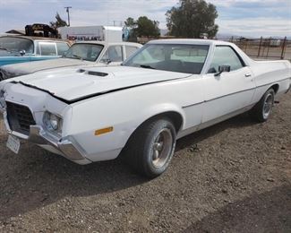120: 1972 Ford Ranchero
2A47H114527

California title in hand 
DMV fees: $488 and $70 doc fees 