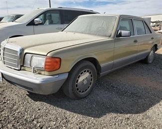 150: 1986 Mercedes 420 SEL
WDCA35D0GA253152
Currently on Non-Op
California title in hand. 
DMV fees: $37 for non op and $70 doc fees 