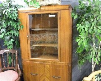 Antique Waterfall Cabinet
