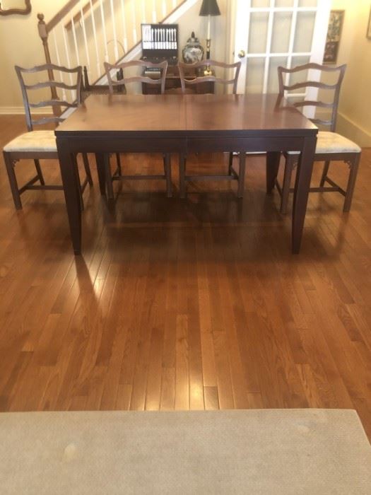 HIGHER END TABLE AND 4 CHAIRS