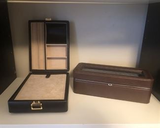 MENS WATCH AND VALET BOX
