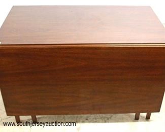  3 Piece “Kittinger Furniture” SOLID Mahogany Drop Side Breakfast Table with 2 Chairs 