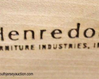  Oversized French Style “Henredon Furniture” 2 Drawer Bombay Night Stand 