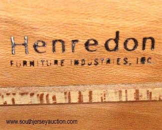  9 Drawer “Henredon Furniture” French Style Bombay Low Chest 