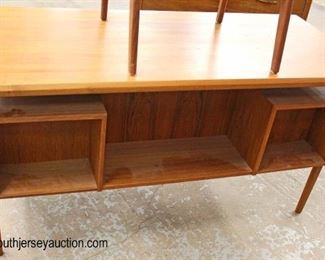  Mid Century Modern Danish Walnut Desk with Chair 