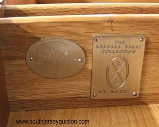  Contemporary Style “The Barbara Barry Collection by Baker Furniture” 3 Tier Mahogany Console Table 