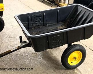  LIKE NEW Cub Cadet XT1 Enduro Series Mower Tractor, 46" Signature Cut Mower Deck and Polar Trailer by Clam 