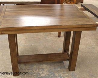  NEW “Signature Design by Ashley Furniture” 6 Piece Contemporary Country Farm Style Pub Set Including Table, 4 Chairs and Bench 