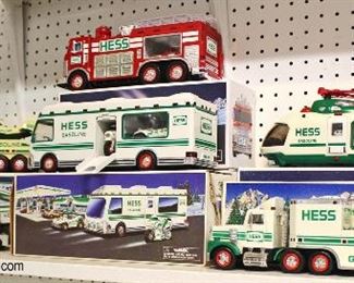 Large Collection of Hess Trucks 