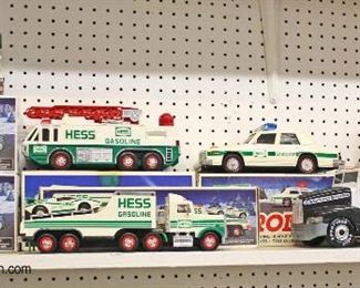 Large Collection of Hess Trucks 