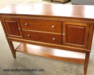  NICE “Thomasville Furniture” 9 Piece Contemporary Mahogany Finish Dining Room Set 