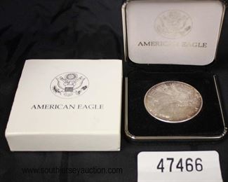  2002 Silver American Eagle Dollar 