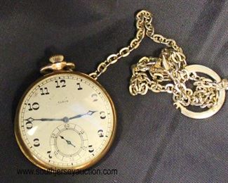 Elgin Pocket Watch gold filled