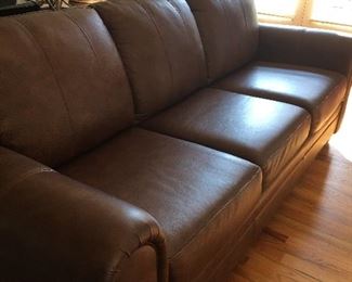 Ethan Allen Leather Sofa 
