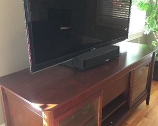 Samsung Large Screen TV, Entertainment Stand 