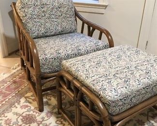 Chair and Ottoman 
