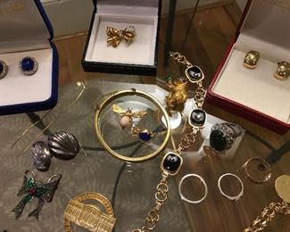 Sterling Silver, 14K and 18K Gold, 10K Gold Filled and Costume Jewelry 