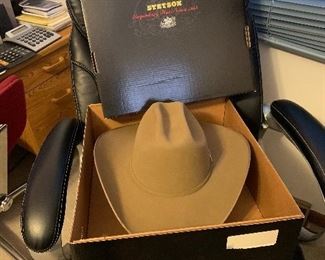 Stetson Cowboy Hat -  4 X Beaver Skyline (Saraha Color) Size 7 3/8 oval