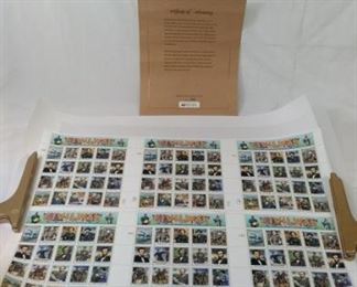 US postage stamp sheets " civil war"