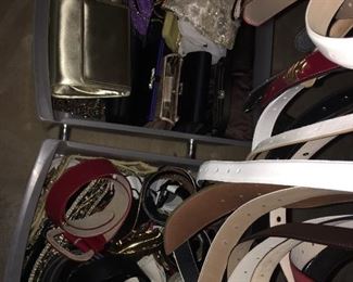 designer belts. Escada, St John, Ferragamo, and more.  Too much to list. 